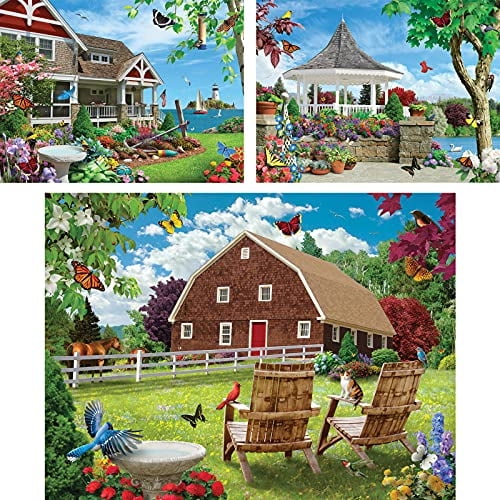 Bits and Pieces - Value Set de Tres (3) Rompecabezas de 500 Piezas para Adultos - Puzzles Bits and Pieces Bits and Pieces