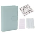thumbnail image 2 of Budget Binder, A6 Notebook Binder Durable PU Leather Cover  For Home Blue, 2 of 8