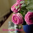thumbnail image 5 of wtgtog Artificial Rose Flower Branch, Cloth Simulation Fake Rose, Realistic Lifelike No Fade, Perfect for Wedding Home Party Decor, Ideal for Valentine's Day Mother's Day Gift, 5 of 6