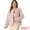 Pink, variant on DARING DIVA Women's Faux Fur Long Sleeve Fluffy Outerwear Coat XS White