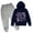 Dark Blue, variant on Big Boys Tracksuit Hooded Long Sleeve Sweatpant Jogger Set Loose Fit Hoodie Sets 2 Pieces Sweat Suits for Boys Back To School