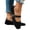 Black, variant on IEMIEMIEM Womens Mary Jane Flats with Strap Slip on Faux Suede Flats Shoes Comfortable Flats Shoes Non Slip Women Dressy Shoes Light Brown 8.5 Wide