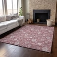 thumbnail image 6 of Addison Rugs Mayfield Washable Transitional Floral Blush Rectangle Rug, 9' x 12', 6 of 6