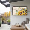 thumbnail image 2 of Outdoor TV Cover 68x42x4.5in, American Pastoral Sunflower on Retro Letter Weatherproof TV Screen Protector with Zipper, Country Flower Outside Television Cover Fits Up to 70-75", 2 of 9