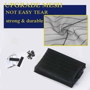 Hands Free Magnetic Screen Door Mesh Curtain Keeps Bugs Out Full Frame Magnets with Magic Tape 39 x 83 Inches