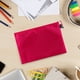thumbnail image 5 of Bolsa de archivo A5 Football Pattern - Organizador de datos con cremallera de lona engrosada, bolsa de papelería de 9,4x7,1 pulgadas para oficina y viajes, 5 of 5