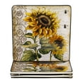 thumbnail image 2 of Certified International French Sunflowers Square Dinner Plate (Set of 4), 2 of 2