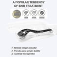 thumbnail image 3 of Derma Roller 0.75mm, 540 Titanium Microneedle Roller For Face Facial Wrinkles Hair Loss Stretch Marks Hair Regrowth Micro Needles Professional Microne, 3 of 5