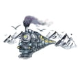 thumbnail image 3 of Adhesivos de pared de PVC con dibujos animados de locomotoras de tren, 40 x 80 cm, 3 of 4