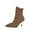 Brown, variant on Ankle Boots for Women Low Heel Sock Booties Knit Pointed Toe Women's Winter Boots Elegant Knitted Fall Sock Boots for Dresses & Jeans
