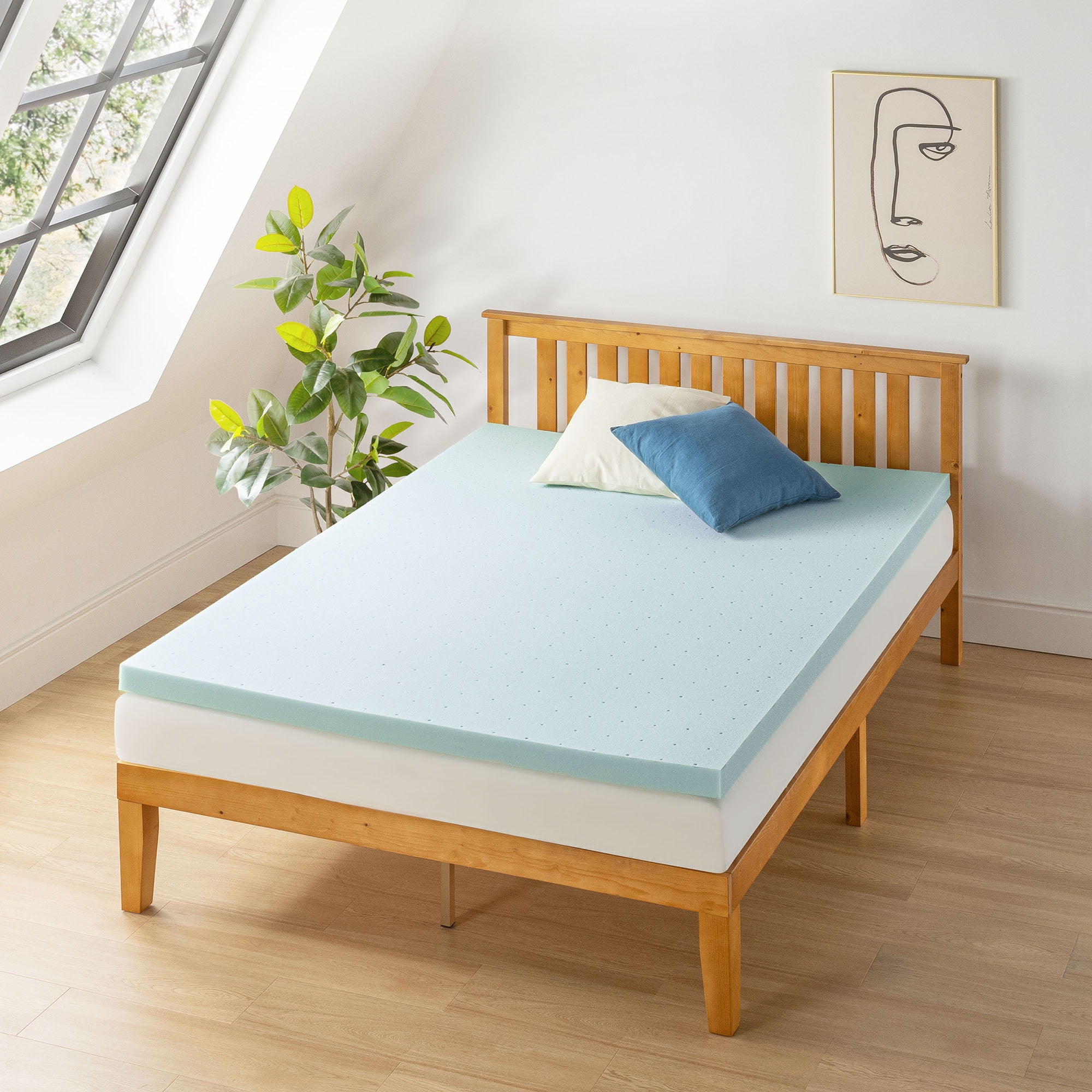 Gel mattress topper walmart outlet