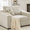 Oatmeal, variant on JULY'S SONG 47" W Accent Chair and A Half, Modern Oversized Reading Chair for Bedroom Room, Linen Fabric Living Room Chairs in Extra Wide Seat, Comfy Chair with Washable Covers, Gray