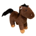 thumbnail image 4 of Caballo de peluche, juguete de peluche, figuras de animales de peluche, divertido adorno suave, almohada para abrazar S café, 4 of 9