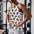 thumbnail image 6 of Haiem Bulldog Sunglasses Face Men Workout Tank Top Gym Bodybuilding Sleeveless Muscle T Shirts Athletic Tank Breathable Workout Shirt-XX-Large, 6 of 8