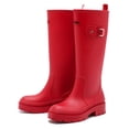 thumbnail image 2 of HSBDNZQ Rain Boots for Women, Waterproof Knee-High Rubber Boots Anti-Slip Garden Muck Boots Tall Water Shoes for Camping Fishing Farming Work Outdoor, 2 of 9