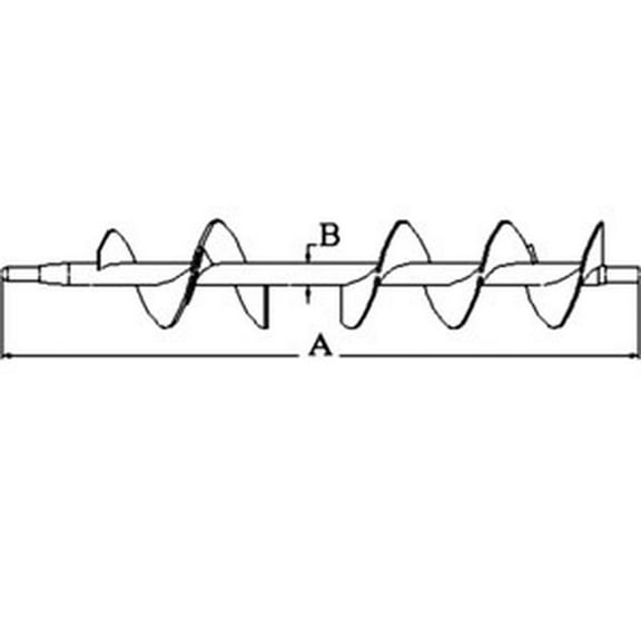 RAParts AM320724A3 Grain Delivery Leveling Auger, Inclined