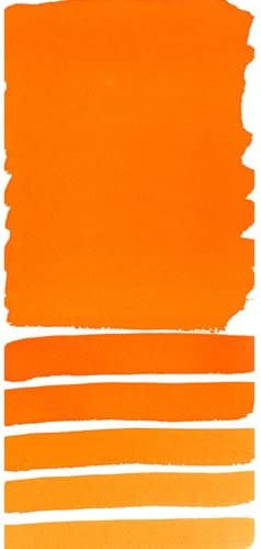 JJEAN-Extra Fine Watercolor 15ml Paint Tube, Permanent Orange, 0.5 Fl Oz (Pack of 1)