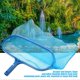 thumbnail image 2 of Blue Plastic Leaf Skimmer Fine Mesh Net Deep Bag Swimming Pool Pond Tub Cleaning Tool, 2 of 5
