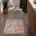 thumbnail image 7 of Rug Branch Geometric Mid-Century Modern Stars Beige Blue Indoor Doormat Rug - 2x3, 7 of 7