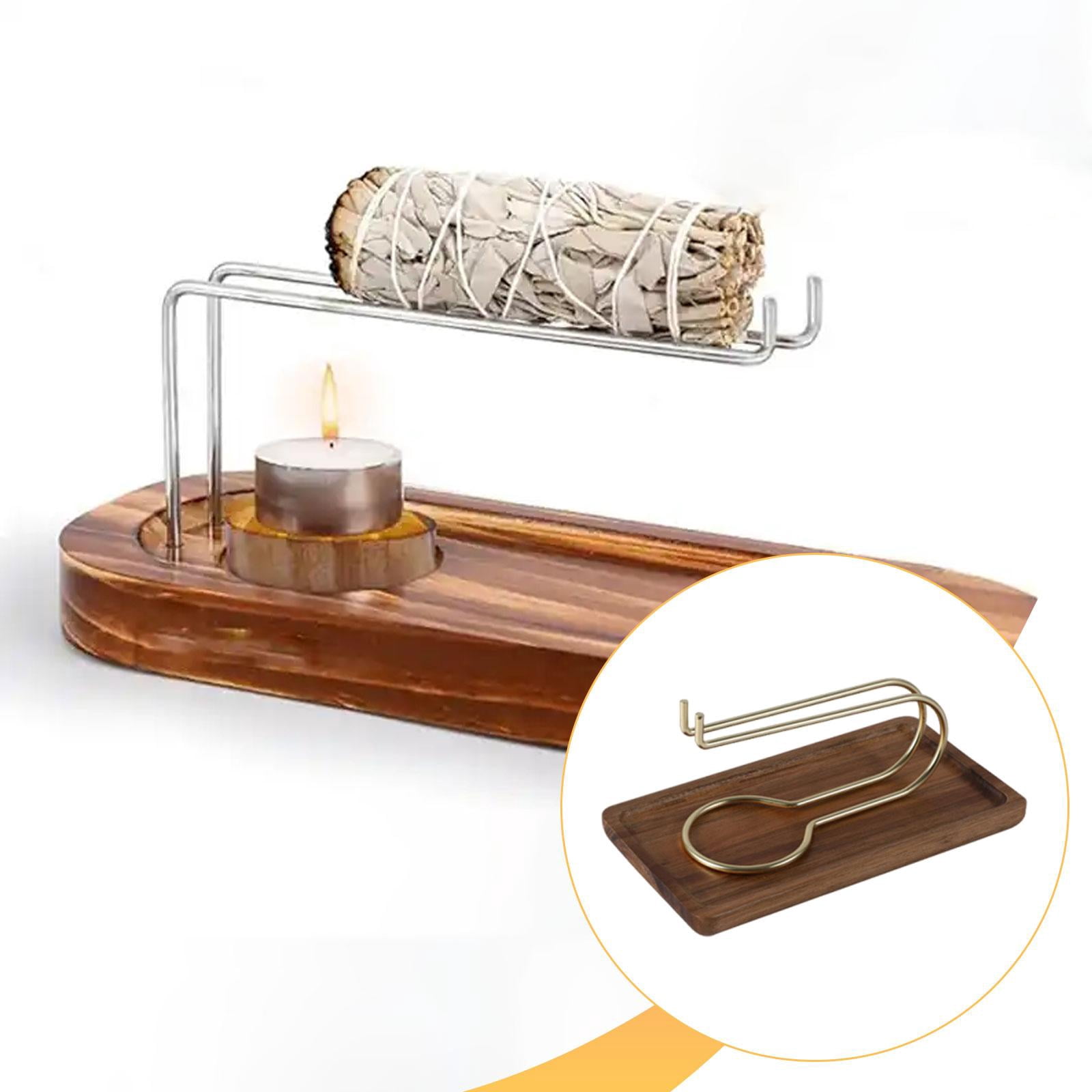 WLPZXP Incense Burner Holder Gift Palo Santo Holder for Housewarming Desktop Office Gold
