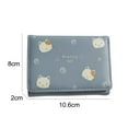 thumbnail image 2 of Cute cartoon cat student pu wallet, fashionable three-fold short ladies wallet, 2 of 5