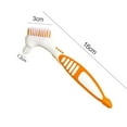 thumbnail image 3 of EARKITY Denture Brush 4PCS Denture Toothbrushes, Cleaning Brush Double Sided Toothbrush with Multi-Layered Bristles and Rubber Anti-Slip Handle - for Denture Cleaning Care, 3 of 9