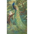 thumbnail image 2 of Charles Robert Knight 10x14 Gold Ornate Wood Frame and Double Matted Museum Art Print Titled - Indian Peafowl (1918-1922), 2 of 4