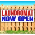 thumbnail image 1 of Laundromat Now Open 13 oz Vinyl Banner With Metal Grommets, 1 of 4