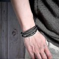 thumbnail image 3 of Pulsera de cuero ZHAOCHENG con mensaje A mi hijo Te amo por siempre, 3 of 5