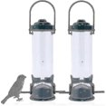 thumbnail image 1 of Comedero para pájaros al aire libre, comedero para pájaros, comedero para pájaros colgante con tapa, semilla impermeable, 1 of 4