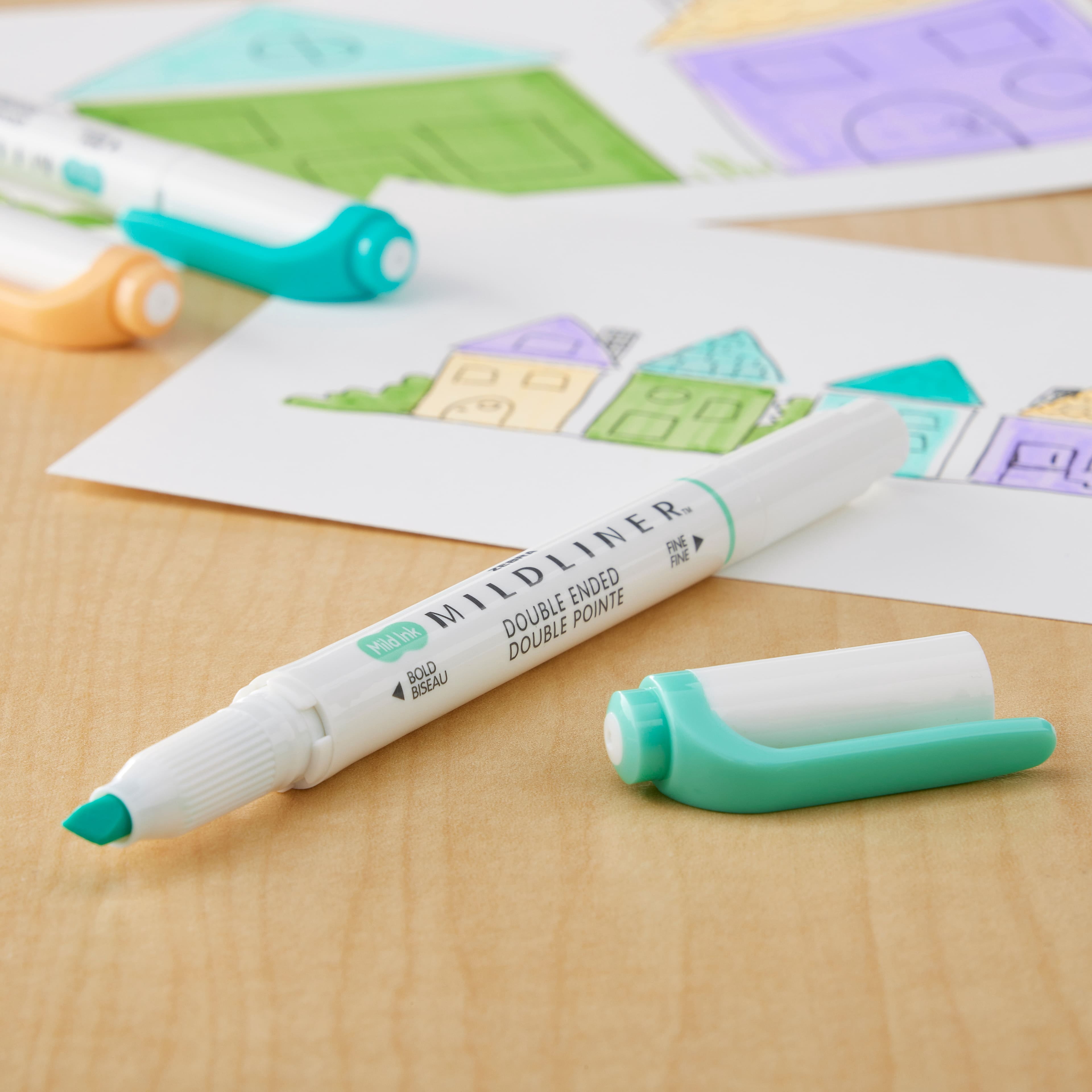 12 Pack: Zebra Mildliner™ Double Ended Highlighter & Creative Tool