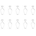 thumbnail image 1 of Naiovety 10 ganchos para azulejos de techo de acero inoxidable, diseño Simple suspendido, cartel colgante, organización del hogar para Type9 NO9, 1 of 6