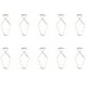 thumbnail image 1 of Cateissary 10 piezas de ganchos para azulejos de techo suspendidos, fácil instalación, diseño Simple sin deformación, letrero colgante, Type2 NO2, 1 of 6