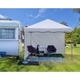 thumbnail image 5 of ABCCANOPY 10ft x 10ft Easy Pop up Outdoor Canopy Tent With 2 Side Walls, White, 5 of 5
