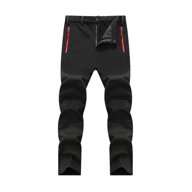 Pantalones deportivos Jacenvly para hombre, de liquidación, con cintura alta, largos, de felpa, cálidos y resistentes al viento, para ciclismo y montañismo, color verde militar deportivo.