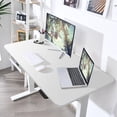 thumbnail image 3 of Giantex Universal Table Top, Solid One-piece Wooden Desktop  w/Cable Holes Office Relevance Tabletop Easy Assembly, 3 of 8