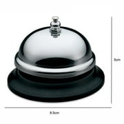 Christmas Saving! BVXEEP Hotel Service Steel Bell Call Ringer Reception Restaurant Desk Kitchen Toy
