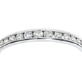 thumbnail image 3 of 9ct White Gold Jewelco London 1/4ct Diamond Dozen Stone Channel Eternity Ring, 3 of 6