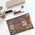 thumbnail image 6 of Kdxio Log Cabin Inside Makeup Bag Toiletry Bag Canvas Makeup Bags Zipper Cosmetic Pouch Travel Cosmetic Pouch for Women Gifts, 6 of 7