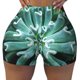 thumbnail image 2 of Fotbe Teal Cactus Shorts Sin Costuras – Shorts Deportivos de Cintura Alta para Mujer, Elásticos para Gimnasio, Yoga, Running o Ciclismo-Medium, 2 of 8