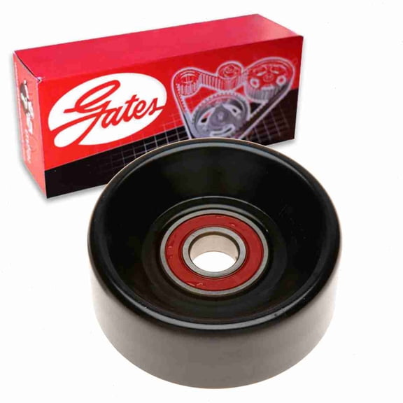 Gates DriveAlign Drive Belt Idler Pulley compatible with Jeep Grand Cherokee 5.2L 5.9L V8 1993-1998