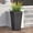 Gray, variant on Outdoor PE Wicker Flower Pots Set of 2, Beige Planter for Patio Garden, Large 12x12x31.5 inch