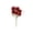 Red, variant on Artificial 6-Headed Chrysanthemum Bouquet - Elegant Faux Flower Arrangement for Home Decor, Weddings & Events, Low Maintenance, Realistic Look