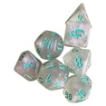 thumbnail image 1 of segolike Acrylic Polyhedral Dices Toys Math Teaching for Parties Table Games Sky Blue, 1 of 9