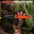 thumbnail image 3 of Mossy Oak Folding Pocket Knife with D2 Blade - Orange, 3 of 8
