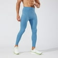 thumbnail image 5 of Men's High Performance Leggings Quick Dry Cool Compression Fit Tights Pants Solid Color Leggings, 5 of 7
