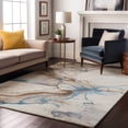 thumbnail image 7 of Addison Rugs Mayfield Premium Machine Washable Transitional Abstract Beige Rectangle Rug, 9' X 12' Machine Washable Transitional Abstract Beige Oversized Sherpa Throw Blanket, 7 of 7