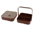thumbnail image 4 of Caja contenedora de almacenamiento de alimentos, plato para servir, bandeja multifuncional para frutos secos, artículos diversos, aperitivos, dulces y Estilo E Macarena Organizador de meriendas, 4 of 8