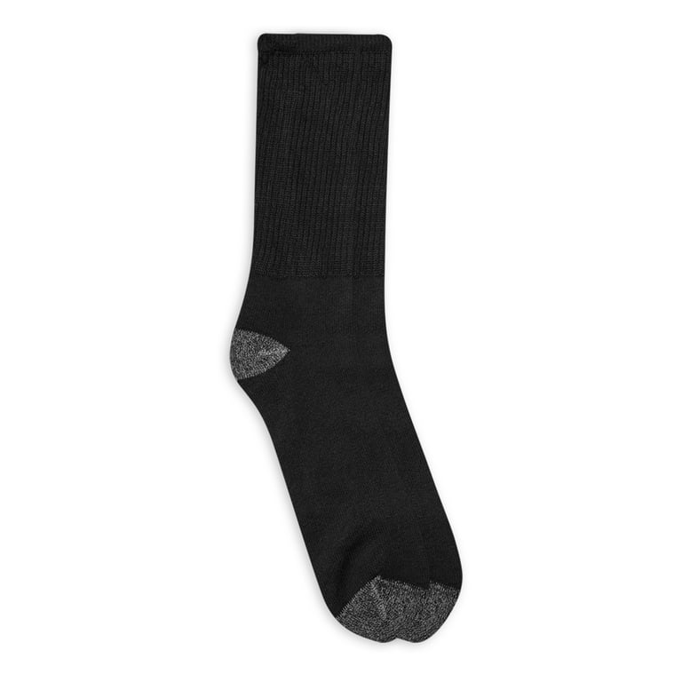 Athletic Works Men's Big and Tall Crew Socks 12 Pack