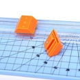 thumbnail image 2 of CIMAXIC Mini Plastic Paper Cutter A4 Manual Sliding Linear Cutter Small Desktop Photo Cutter (Blue),13.98"X3.78"X0.79", 2 of 5